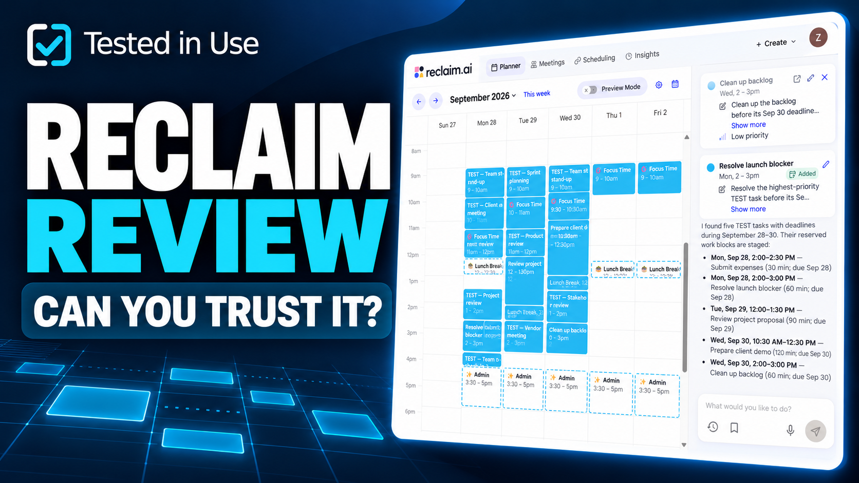 Reclaim AI Review 2026: We Tested Its AI Calendar